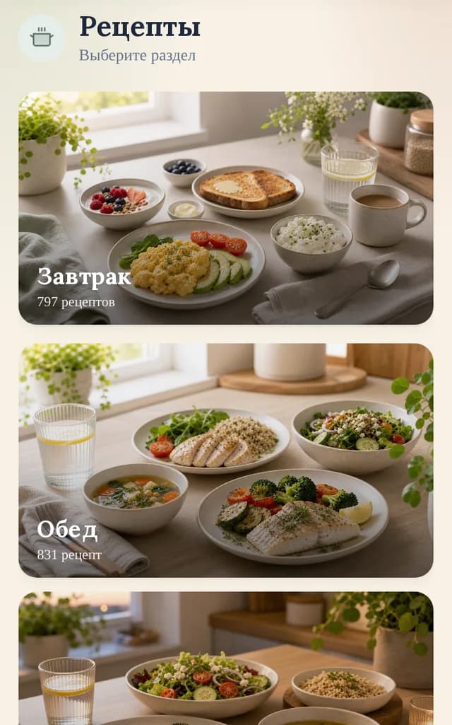 Библиотека рецептов